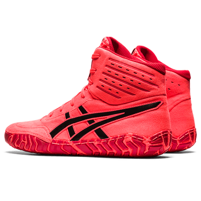 Asics Aggressor 4 Tokyo LE Wrestling Shoes (Sunrise Red / Eclipse Black)