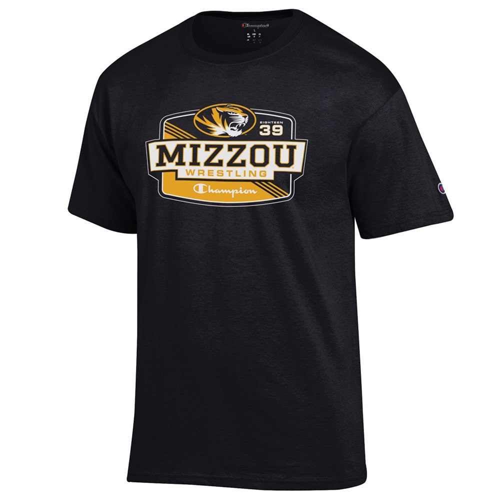 Mizzou Wrestling Tiger Style Black Long Sleeve T-Shirt 