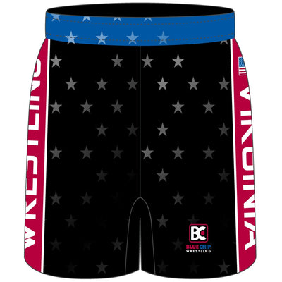 2017 Virginia USA Wrestling Fight Short (Black)