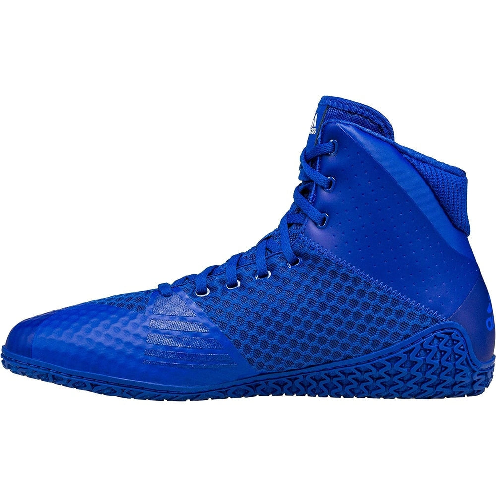 Adidas Mat Wizard 4 Wrestling Shoes (Royal / White) - Blue Chip Wrestling