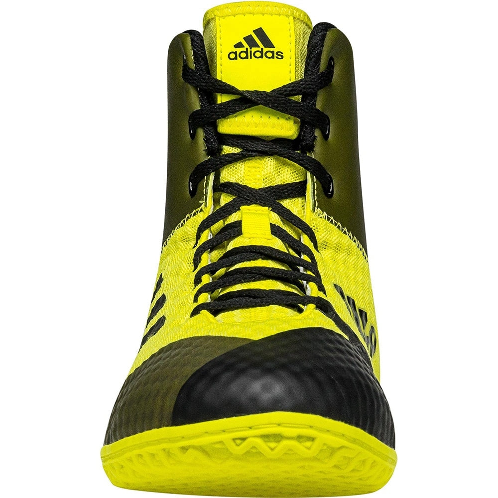 Adidas Mat Wizard 4 Wrestling Shoes (Yellow / Black) - Blue Chip Wrestling