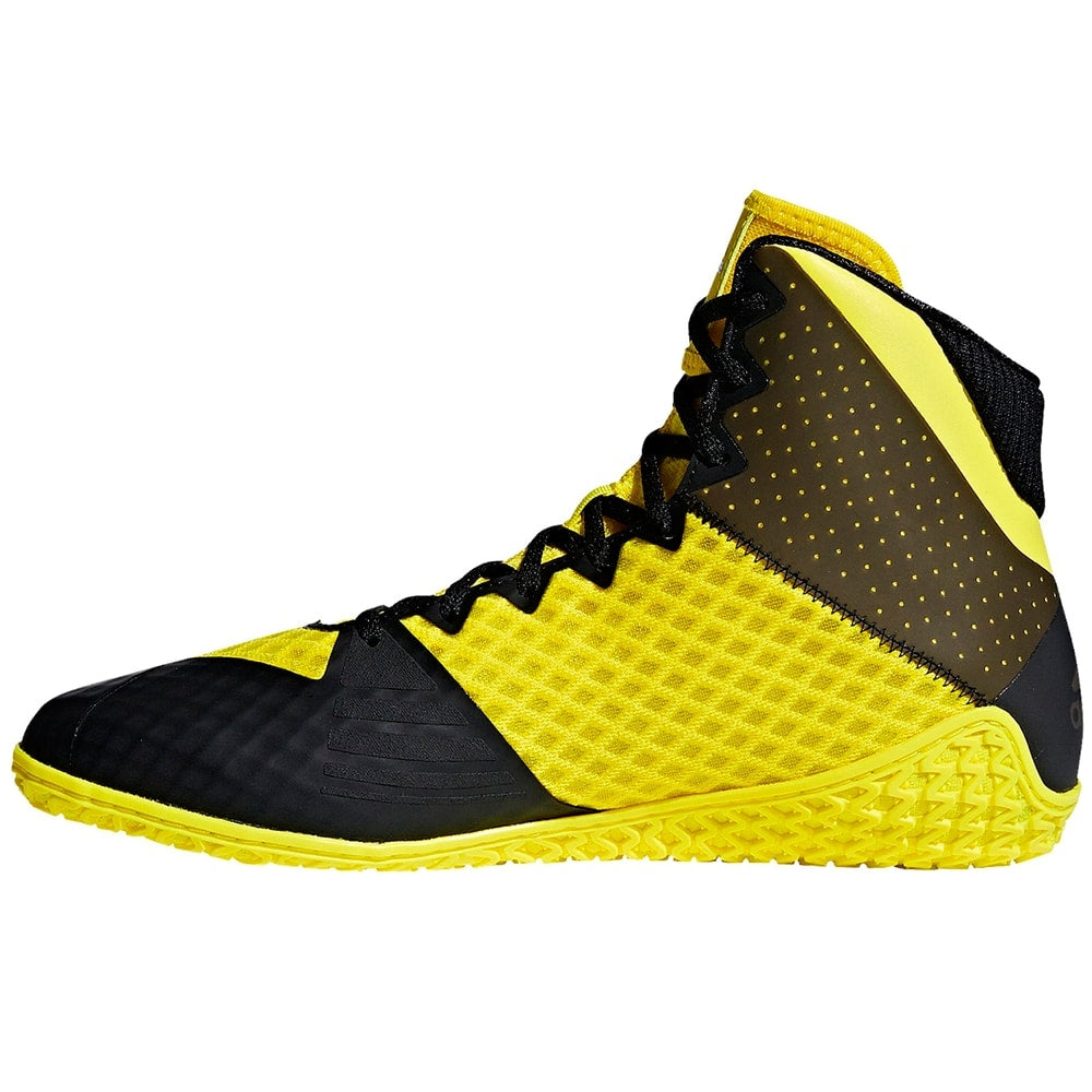Adidas Mat Wizard 4, Men's Wrestling Boxing Shoes, Black/Gold, BC0531