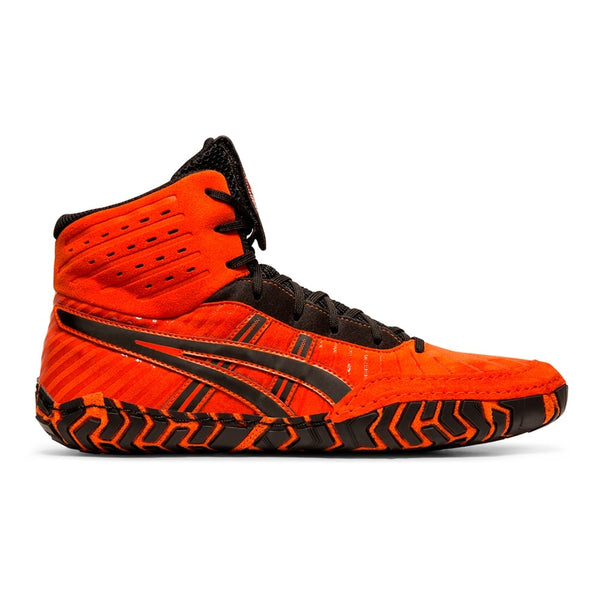 Asics aggressor black and red online