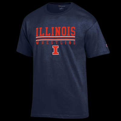 Illinois Fighting Illini Wrestling Champion Tee